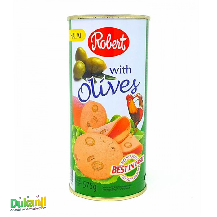 Robert luncheon meat with olives 600g