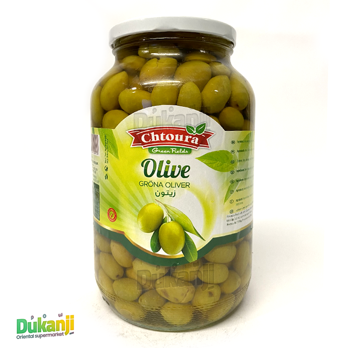 Chtoura gröna oliver 1300g