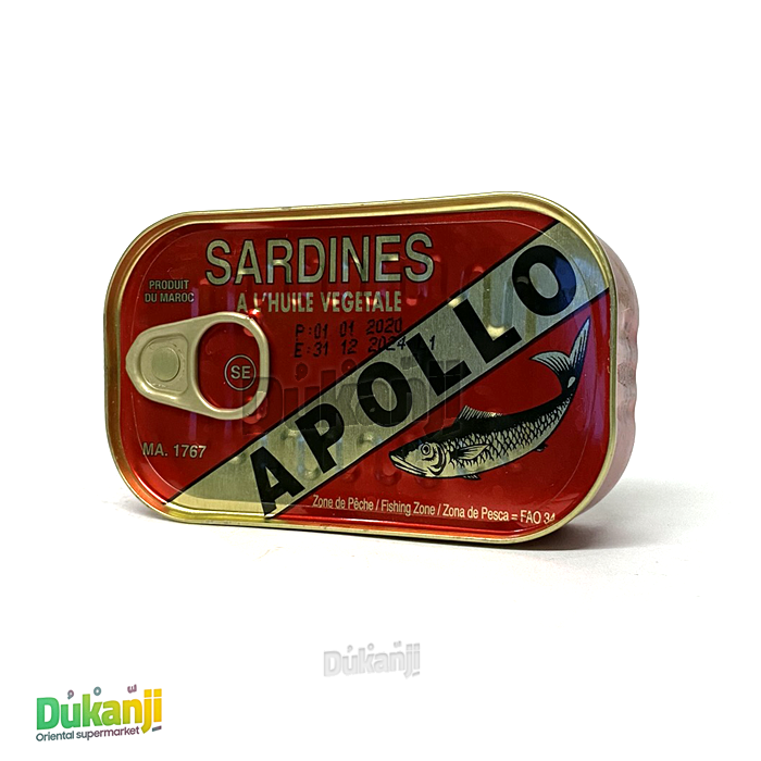Apollo sardines in vegetable oil 125g
