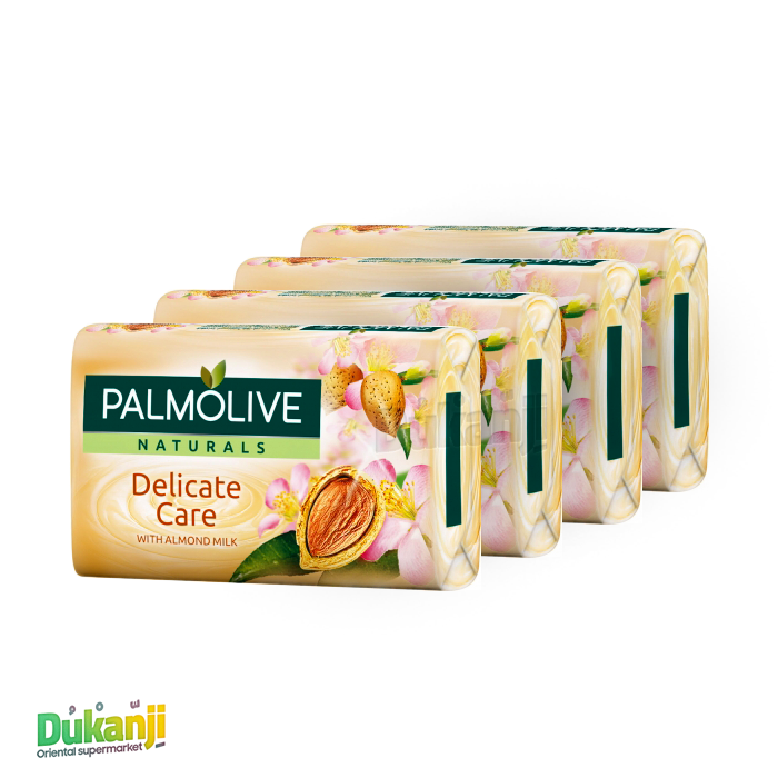 Palmolive tvål ömtålig mandelmjölk 4 * 90g