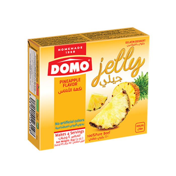 Domo jelly pineapple halal 85g