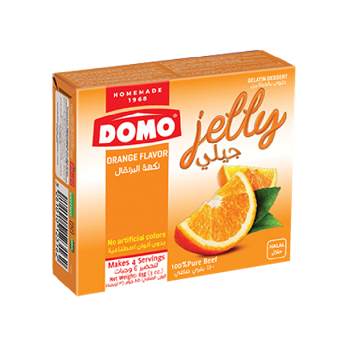 Domo jelly orange halal 85g