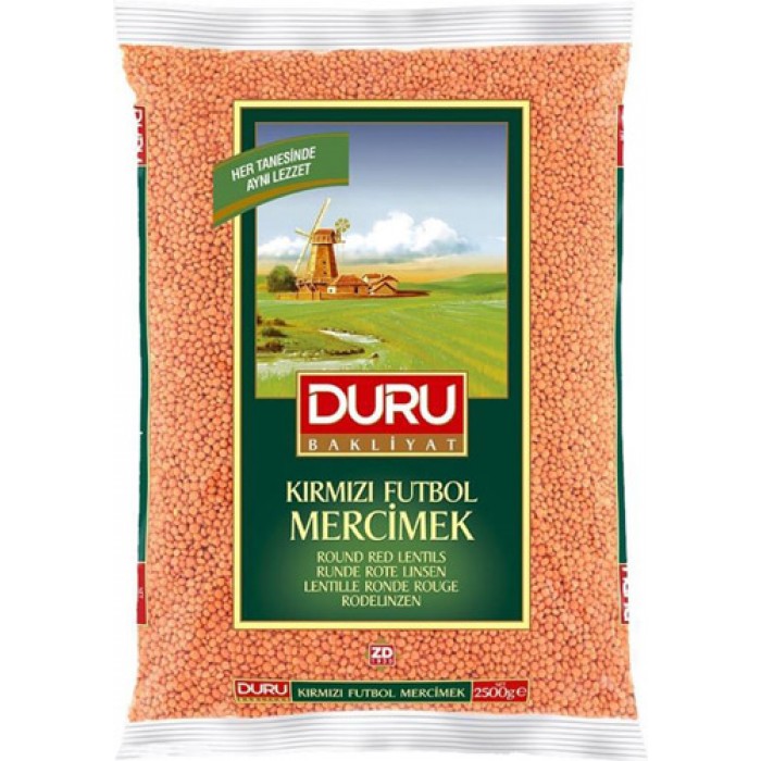 Duru round red lentils 1 kg
