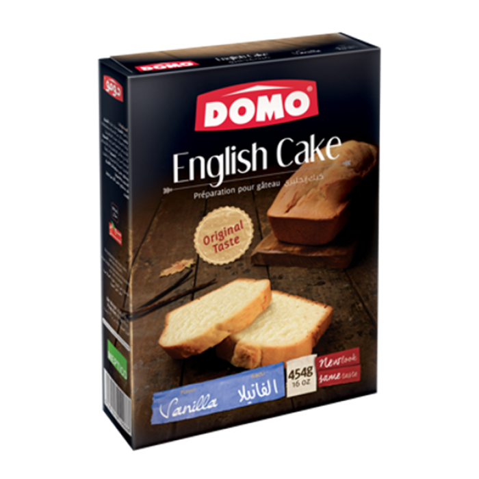 Domo English cake vanilla 454g