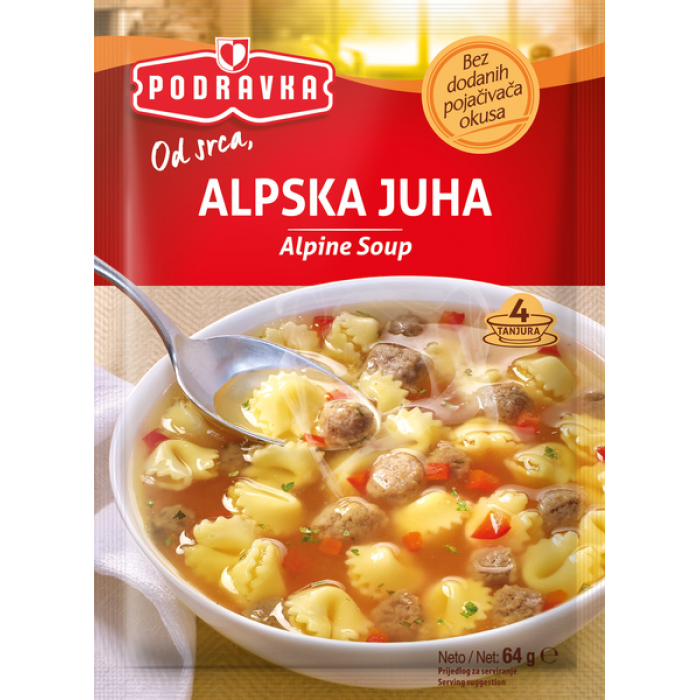 Podravka alpisk meat soup 67g