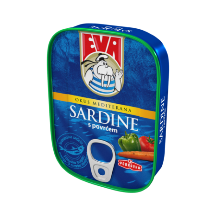 Eva sardines with vegetables 115g