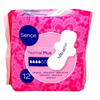 Sence pads duopack with wings normal plus 12 pack