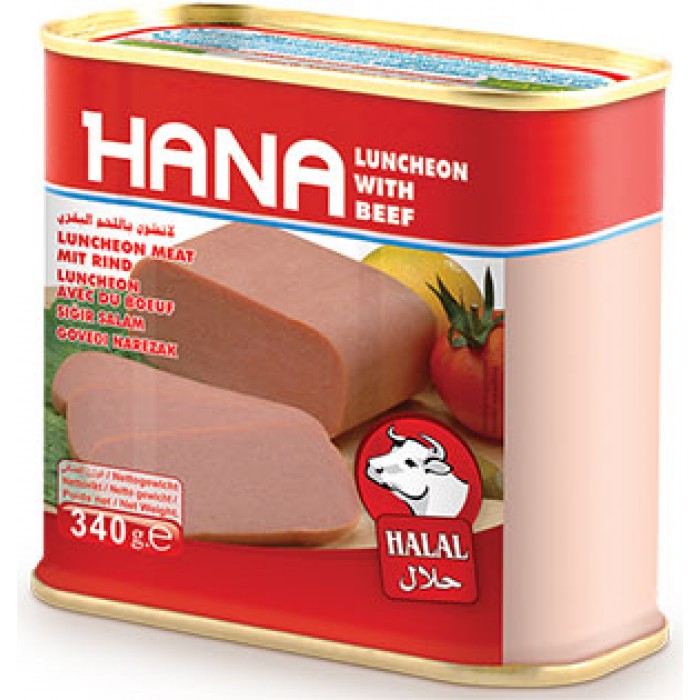 HANA LUNCHEON Meat Beef 340G