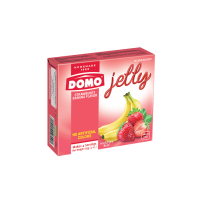 Domo Jelly Strawberry and Banana Halal 85g