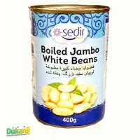 Sedir Cooked Jambo White Beans 400g