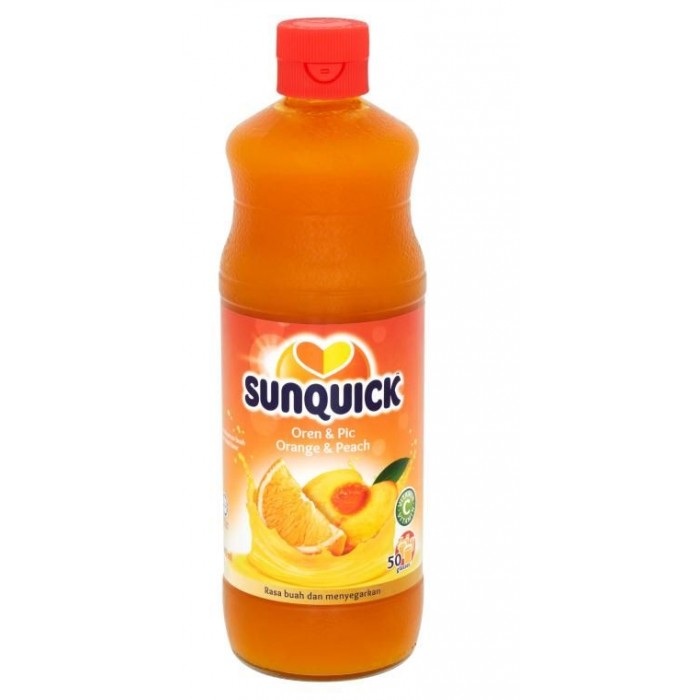 SUNQUEEN Orange and Peach Concentrated Drink 700ML