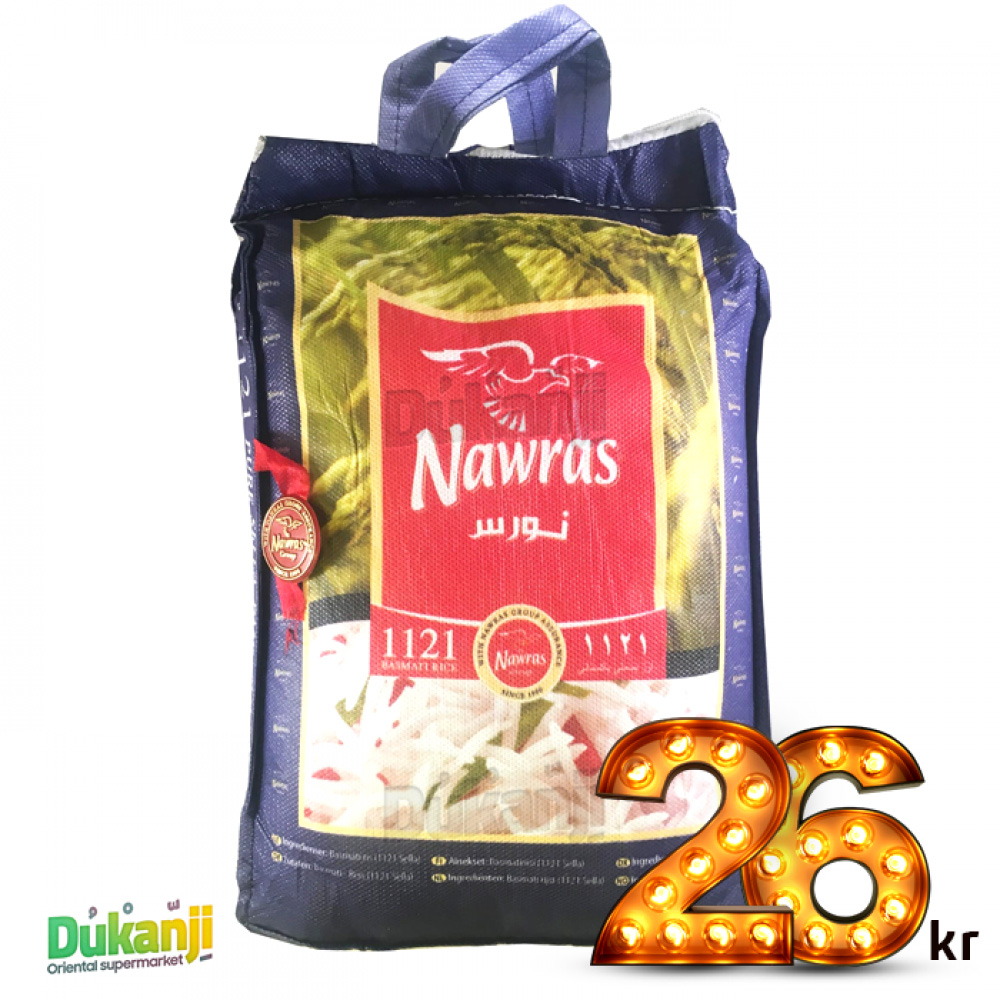 Nawras indian 1121 basmati rice 900g