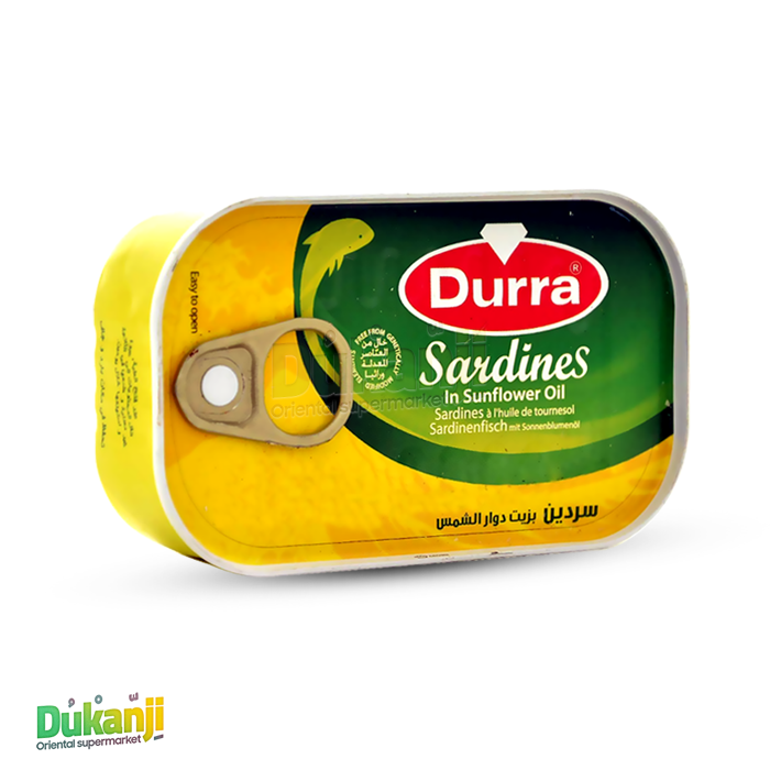 Durra sardiner i vegetabilisk olja 125 g