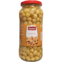SIMMO Cooked Chickpeas Glass 540g